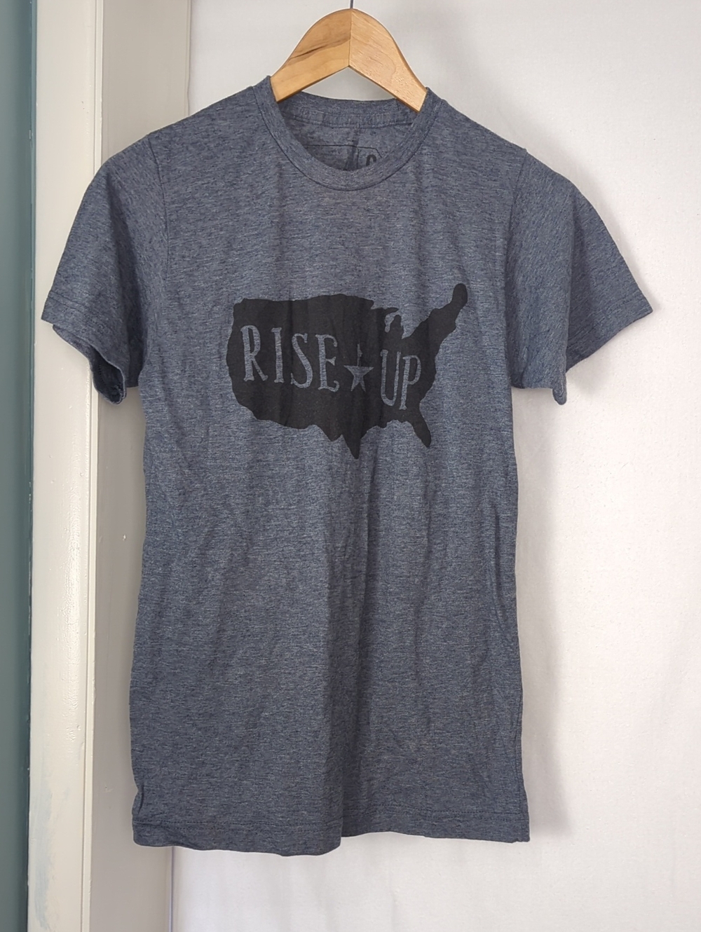 HAMILTON Rise Up Gray Small Adult T-Shirt by Creative Goods